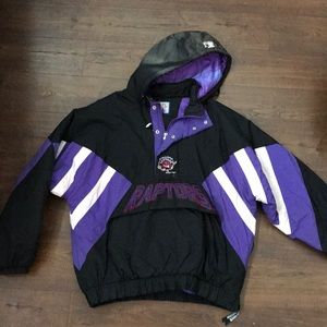 Vintage Raptors Starter Puffer Jacket